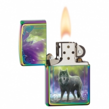 Zippo aansteker Anne Stokes Aura Wolf Spectrum