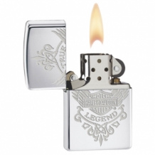 Zippo aansteker Harley-Davidson True Legend tribal