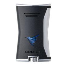 Colibri Single Jetflame slim Black - Chrome aansteker