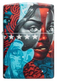 Zippo aansteker Tristan Eaton Front