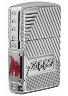 Zippo aansteker bolts achterzijde