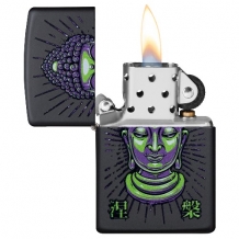 Zippo aansteker Buddha open