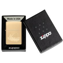 Zippo aansteker Fishing Design in doos