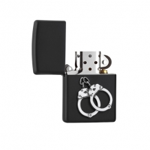 Zippo aansteker Handcuffs Black