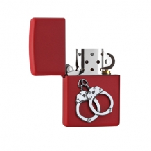 Zippo aansteker Handcuffs Red