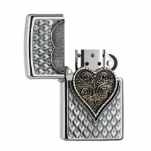 Zippo aansteker Heart Cards