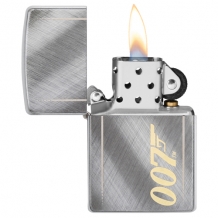 Zippo aansteker James Bond 007 Two Tone open