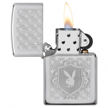 Zippo aansteker Playboy Seal open