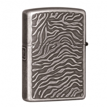 Zippo aansteker Tiger Eye achterzijde