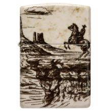 Zippo Wild West Scene Design