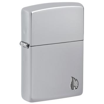 Zippo Armor Case Chrome with Flame aansteker