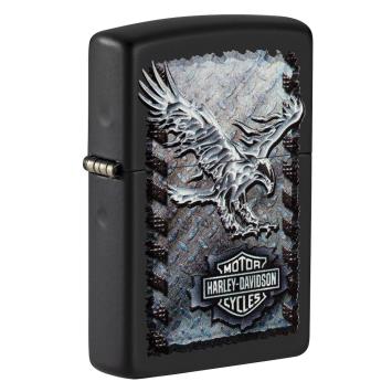 Zippo Harley Davidson Iron Eagle Matt zwart aansteker