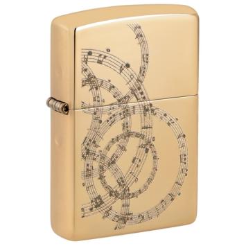 Zippo musical notes design aansteker