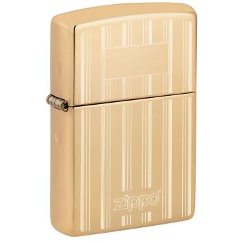 Zippo Streep Design met vakje aansteker