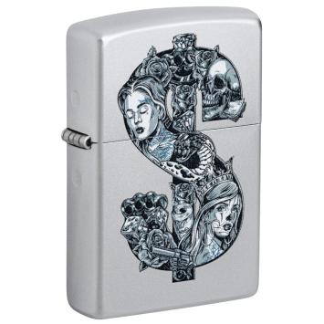 Zippo Tattoo Dollar Design aansteker 